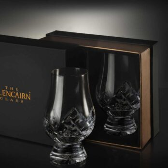 The Glencairn Official Cut Crystal Whisky Glass - Set of 2 (Travel Case) 