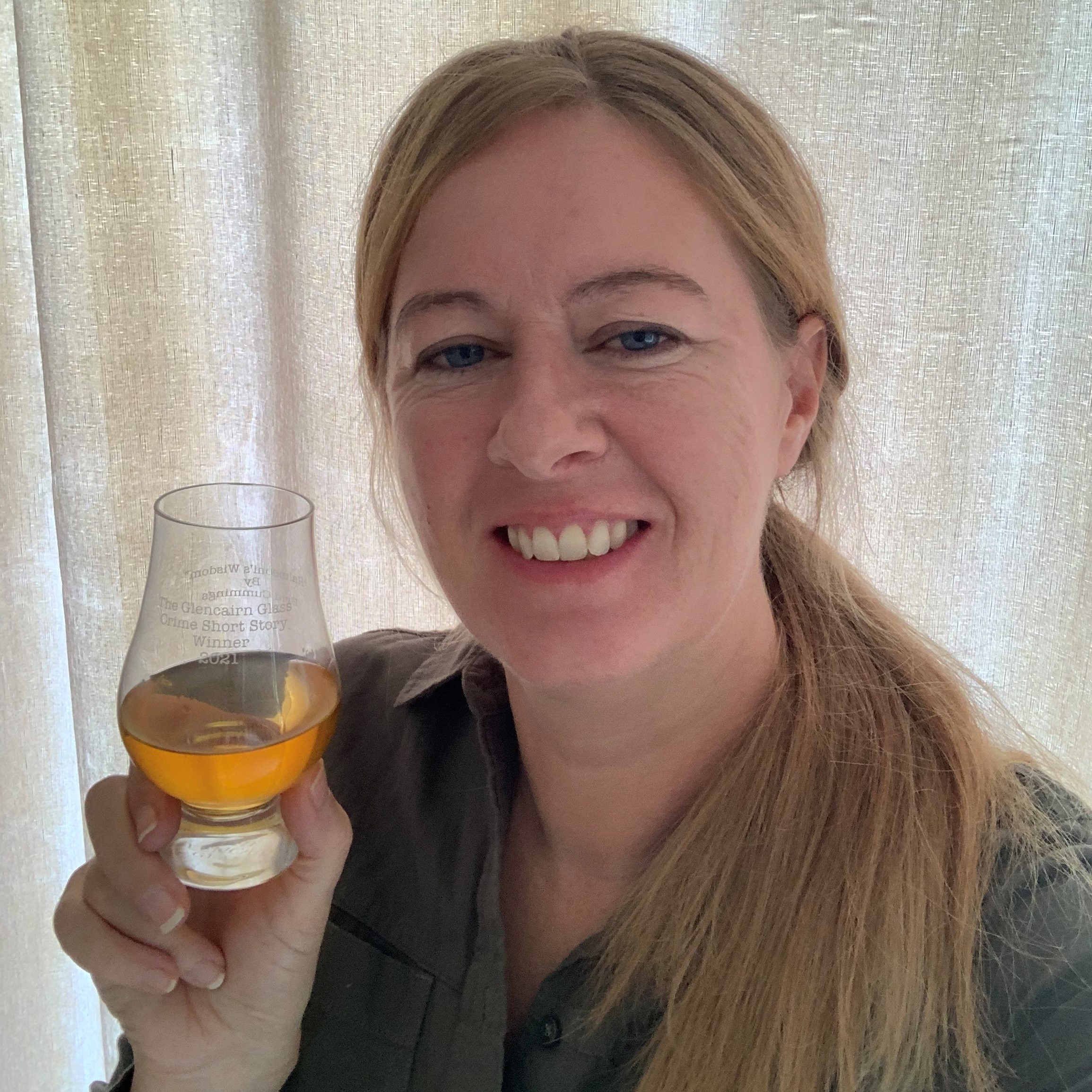 Brid Cummings, author of Halmeoni's Wisdon and winner of the Glencairn Glass Short Story Competition